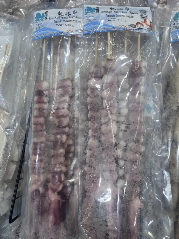 on-sale-seven-baskets-frozen-squid-tentackes-skewer