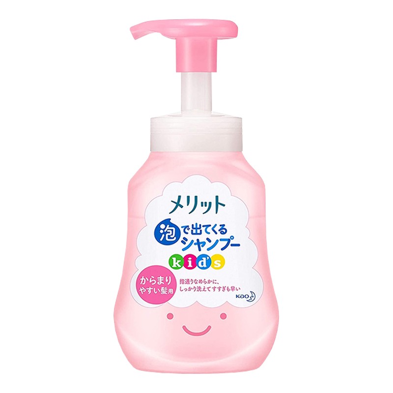 kao-merit-foam-shampoo-for-kids-pump-damage-hair