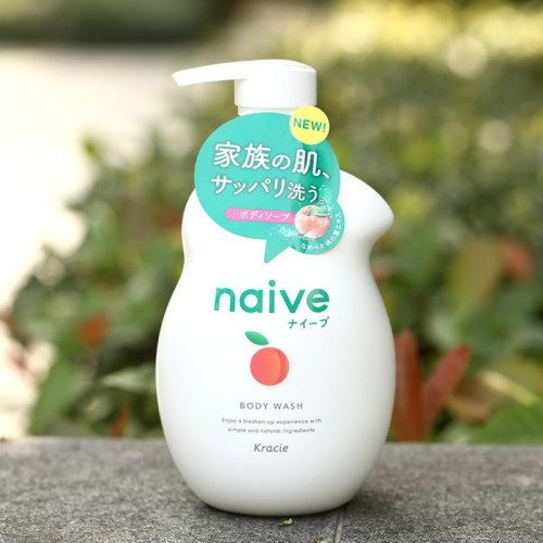 kracie-kanebo-naive-natural-plant-essence-shower-gel-peach-scent