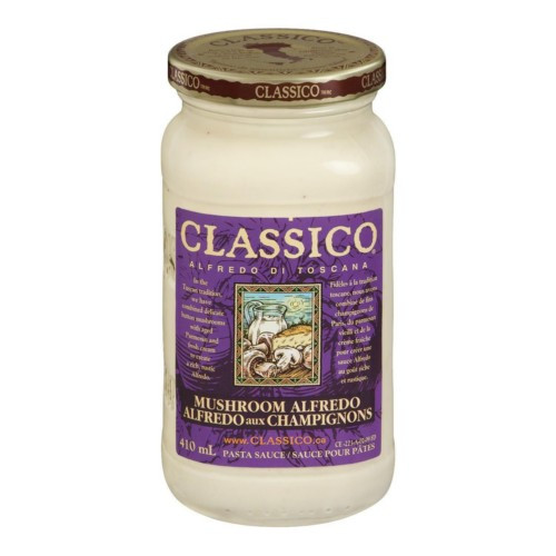 Classico Mushroom Alfredo Pasta Sauce | Superwafer - Online Supermarket