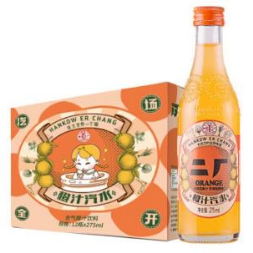 gas-containing-orange-juice-drink-from-hankou-no-2-factory